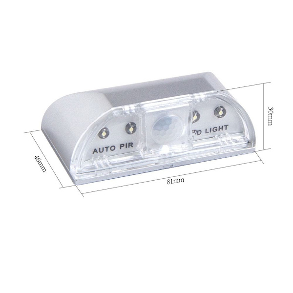 Sensorlampa Led Sensorlampa SILVER Silver