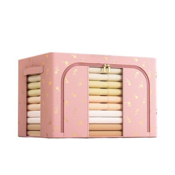 Quilt Organizer Kläder Filtlåda ROSA DUBBELFÖNSTER DUBBEL pink double window-double window