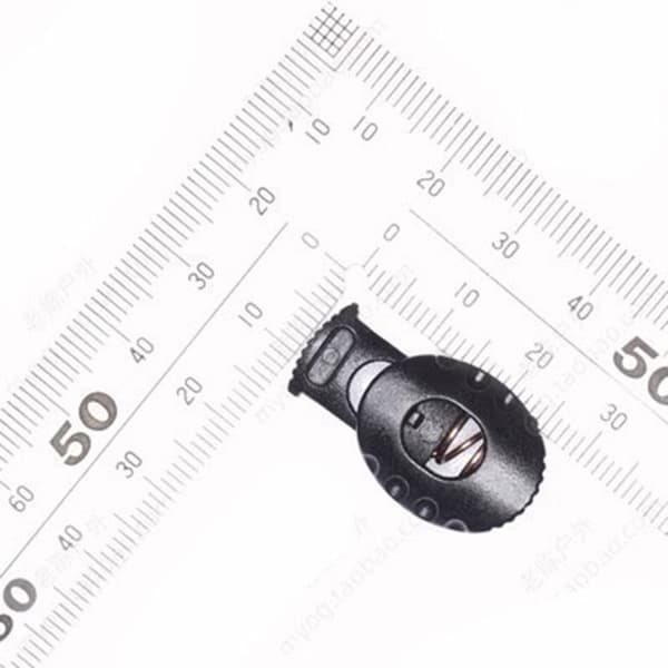 10 st Plaststopparsnörelås Bean Toggle Clip