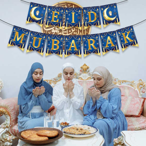 Eid Mubarak porslin Eid al-Fitr Party SET 7 set