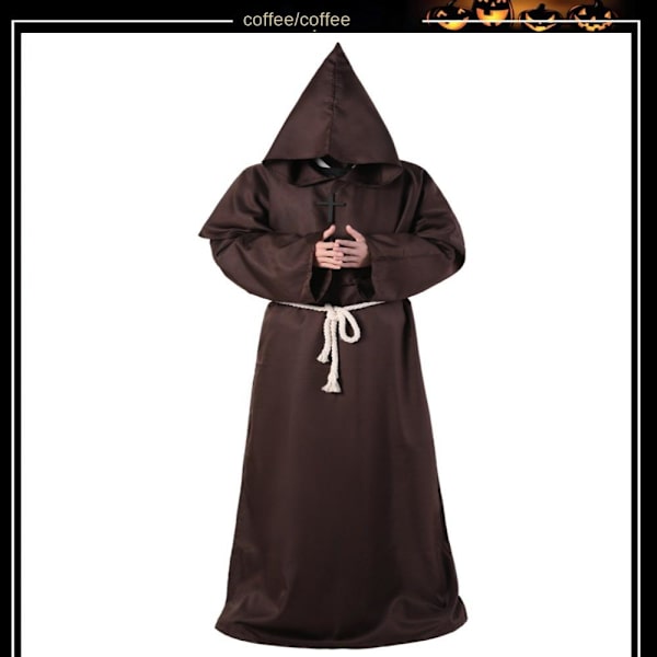 Munkkivaatteet Halloween-asut MUSTA L black L