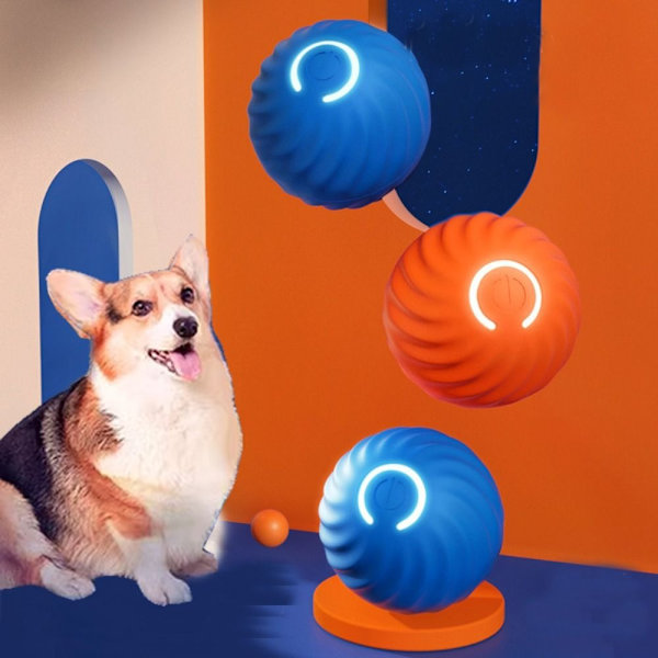 Hundelegetøjsbold Selvbevægende bolde ORANGE orange