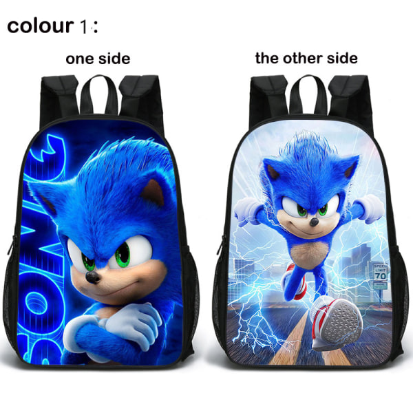2022 Ny dubbelsidig Sonic -ryggsäck 1