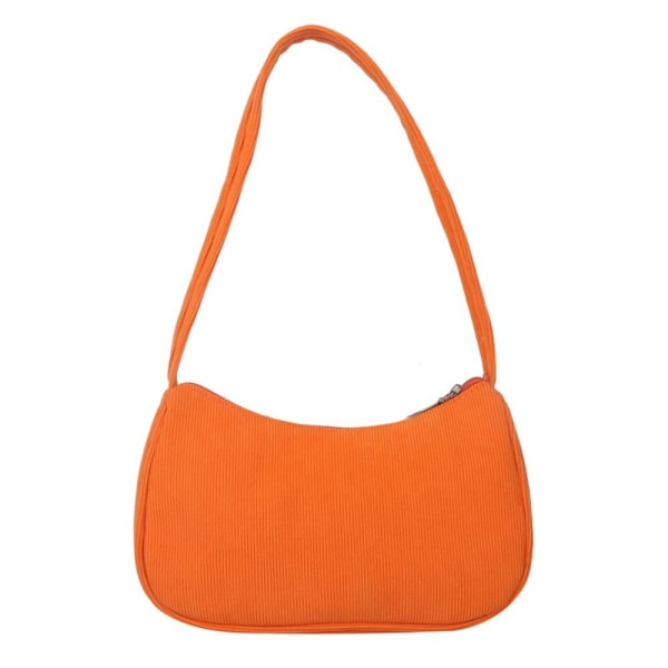 Vintage handväskor underarmsväska ORANGE orange