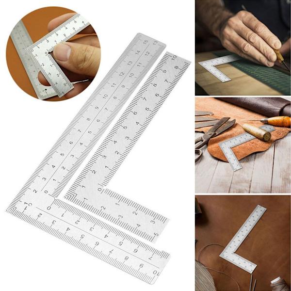 Graderad linjal L Fyrkantig linjal 5 × 10CM 5 × 10CM 5 × 10cm