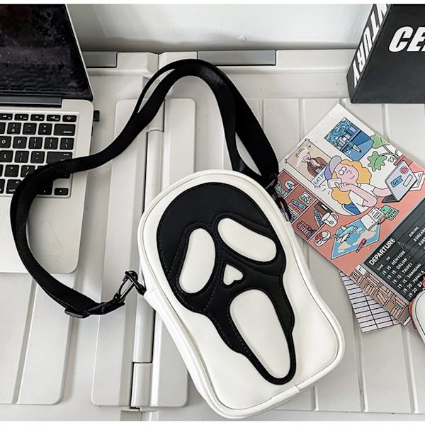 Ghost Bag Y2K väska Axelväskor Handväskor VIT white