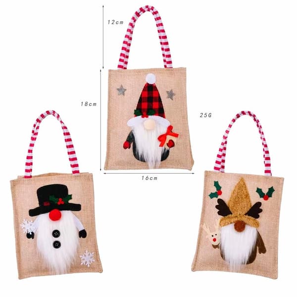 Julegavepose Candy Dragee Bag STYLE 1 STYLE 1 Style 1