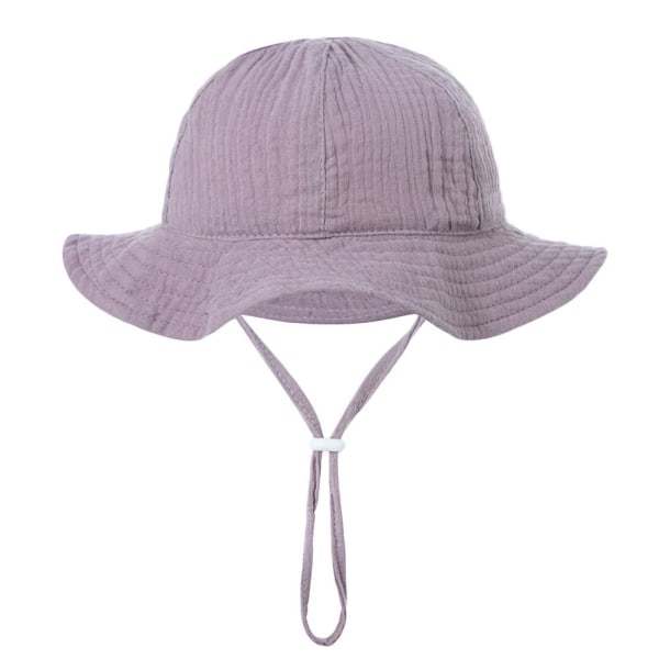 Børne Bucket Hat Solhætte LILLA Purple