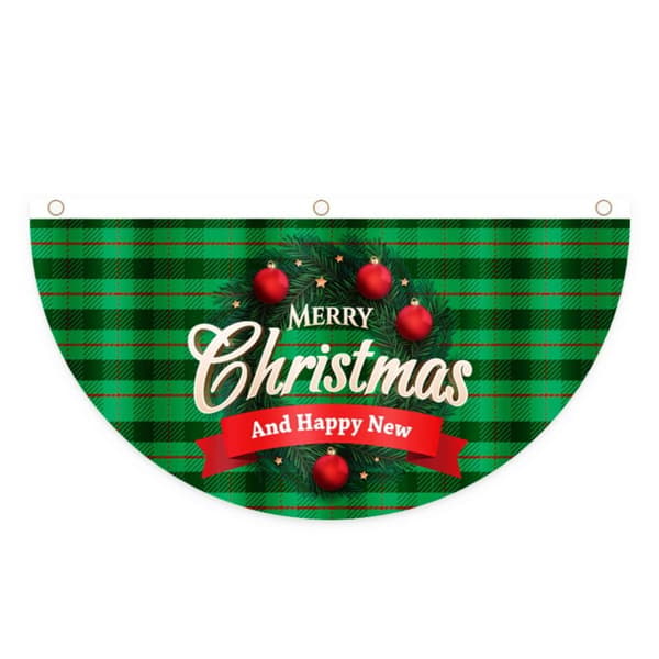 Jul Flagga Banner Jul Drop Ornament E E