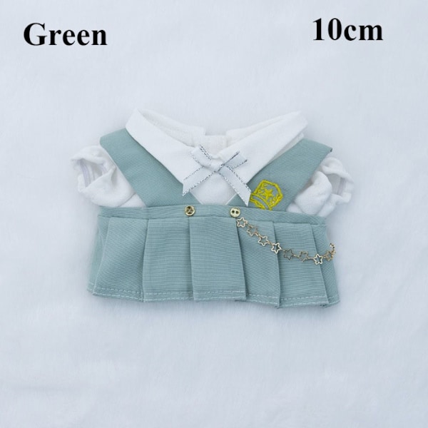 1 Set 10/20cm Dockkläder Dockklänningar GRÖNA 10CM Green 10cm