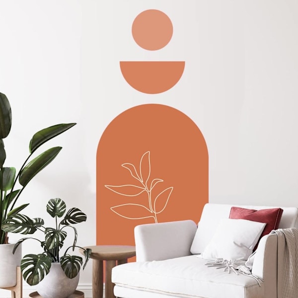Väggdekal Arch Boho-dekal