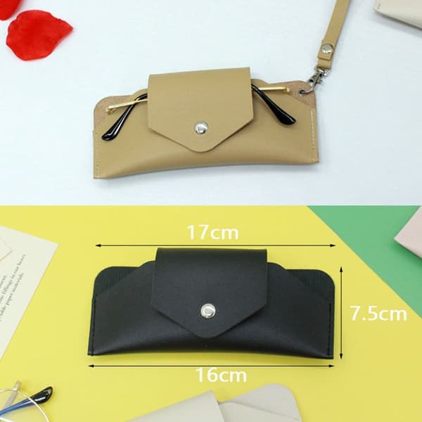 Glasögon Förvaringsbox Case BEIGE beige