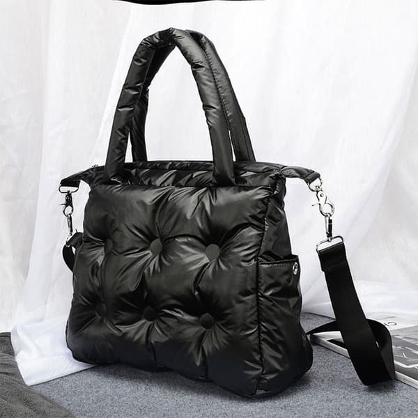 Handbag Down Dameveske SØLVGRÅ silver gray