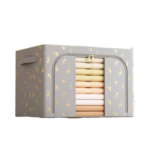 Quilt Organizer Tøj Tæppekasse GRÅ ENKELVINDUE ENKEL grey single window-single window