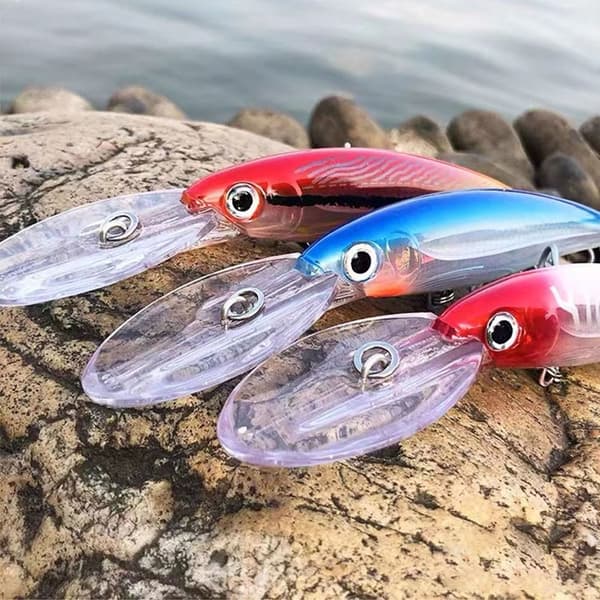 sjunkande Minnow Baits Fish Hooks I I I