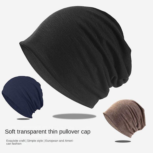Vinter Beanie Hat Thermal Warmer Cap LYS GRÅ LIGHT GREY