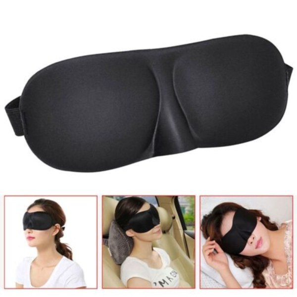 3 stk Sleep Mask Øjenmaske RØD red