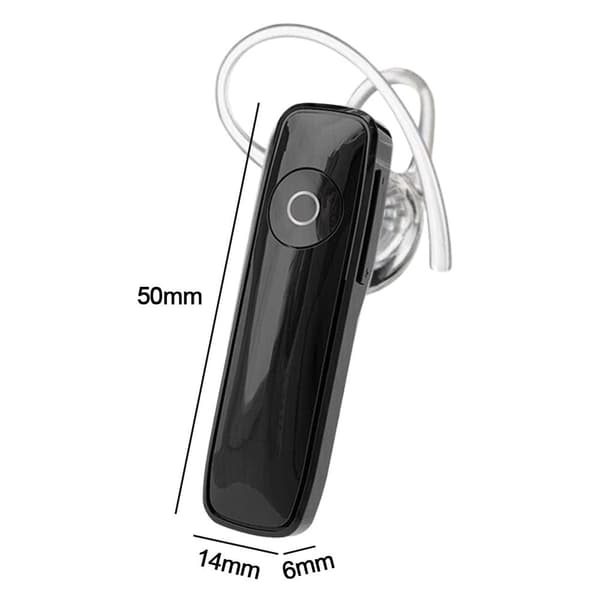 3 st Bluetooth Headset In-Ear Hörlurar SVARTA Black