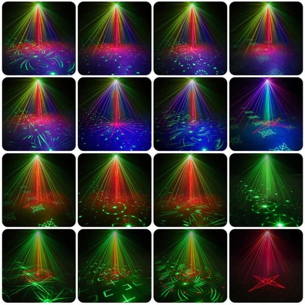 Stage Light Disco Lights Farverig Flash Lampe