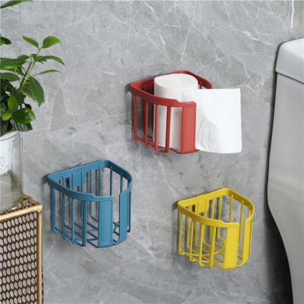 Mjukpappershållare Oilet Pappershylla VIT White