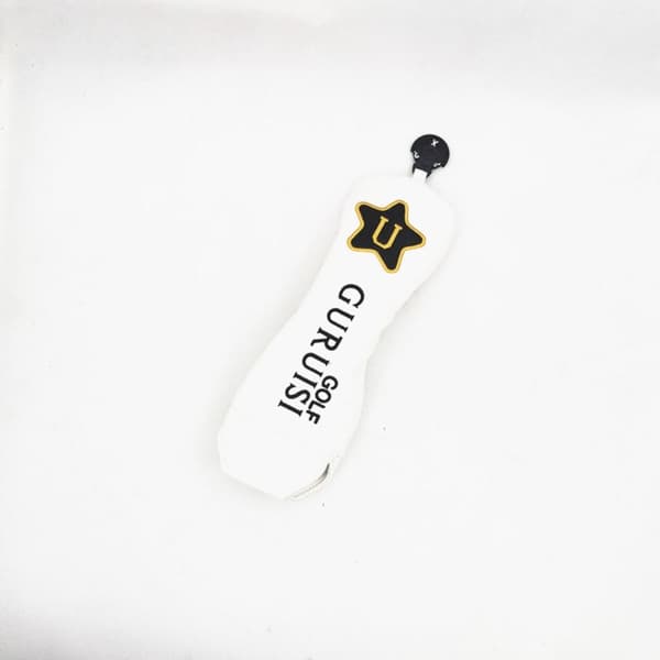 Golf Woods Headcovers Golf Club Head Covers WHITE 2 2 White 2-2
