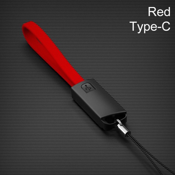 USB datakabel Snabbladdningskabel RÖD TYPE-C TYPE-C Red Type-C-Type-C