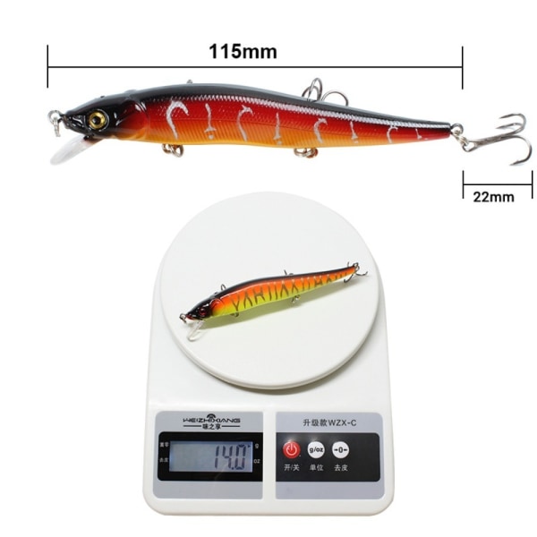 2 stk Fishing Lure Crankbait Wobblers 2 2 2