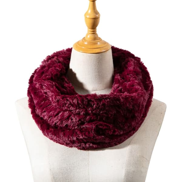 Vinter tørklæde Cable Cowl Neck HVID white