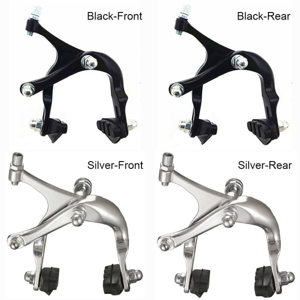 Cykel Skivebremse V-form SORT FRONT FRONT black front-front