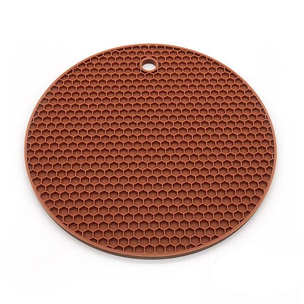 4 stk Silikon Isolasjonspute Silikon Honeycomb Isolasjonspute SET