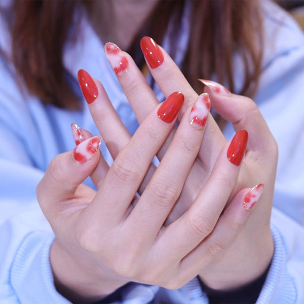 Almond Fake Nails False Nail L18 L18 L18