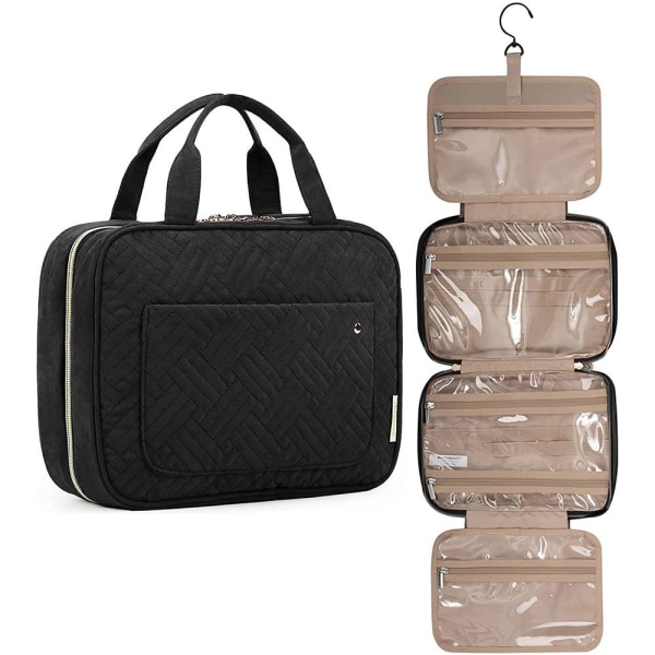 Stor resväska med hängkrok black