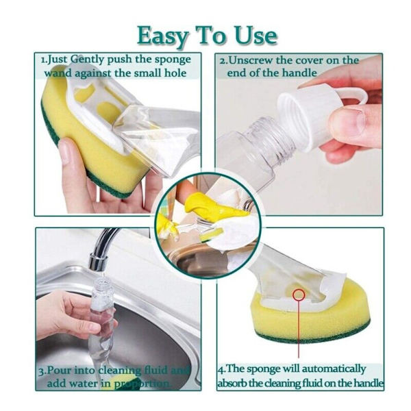 Puhdistusharja Sponge Eraser Pot Brush