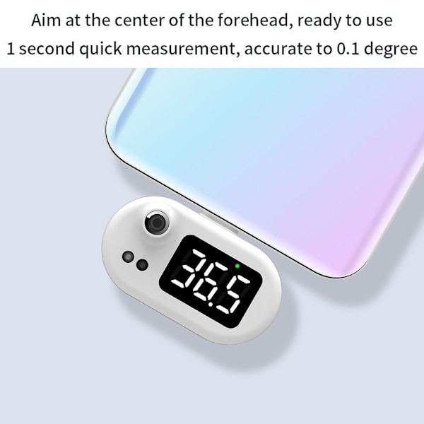 USB Mini Termometer Mobiltelefon Termometer Infraröd