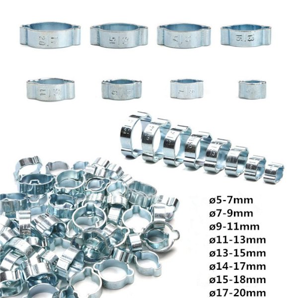 10 Stk Slangeklemme Rørklemme 14-17MM 14-17MM 14-17mm