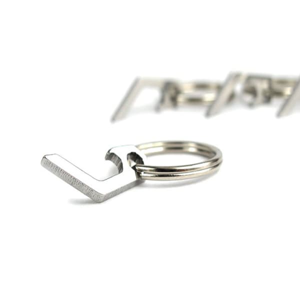 4 stk flaske ølåpner nøkkelring TITANIUM LEGERING TITANIUM LEGERING Titanium Alloy