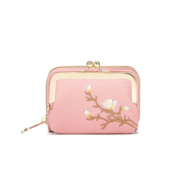 Zero Wallet Floral Short Purses ROSA pink