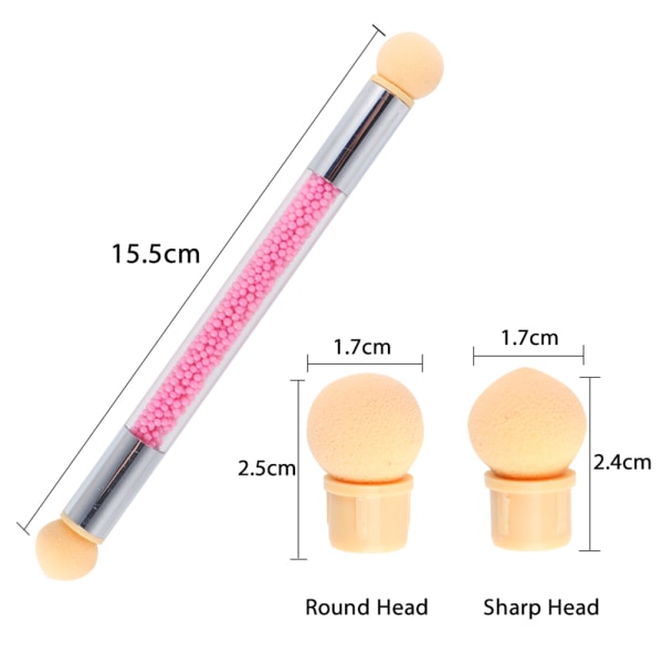 Ombre Nail Brush Svampar Set Gradient 07 07