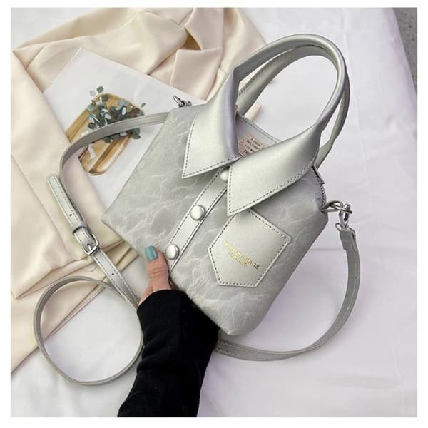 Crossbody Bag Skulderveske SØLV silver