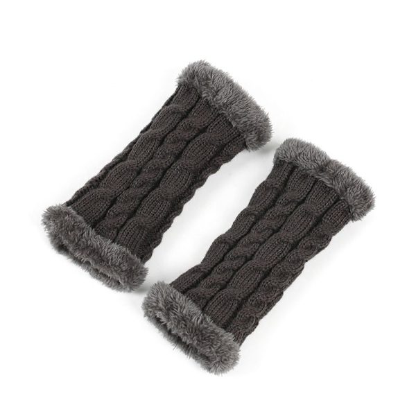 Fingerløse Handsker Varme Handsker SORT SORT Black