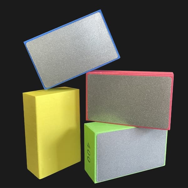 4 stk Sliping Rund Diamond Hand Rub Sheet Diamond Hand