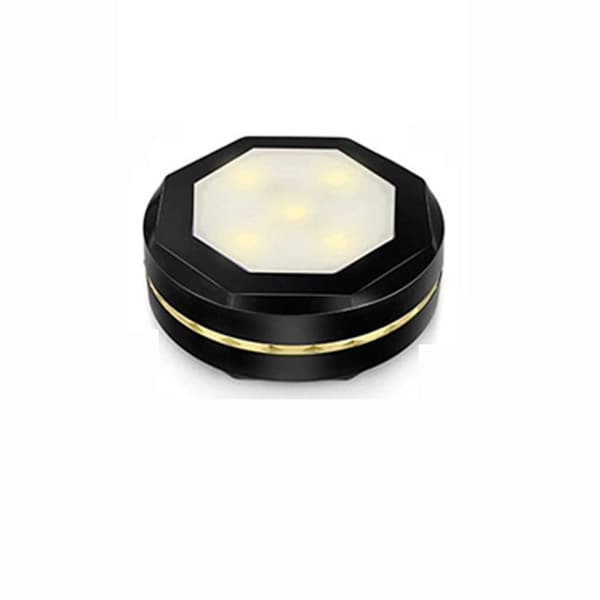 3D Nattlys Led Flash Lampe HVIT white