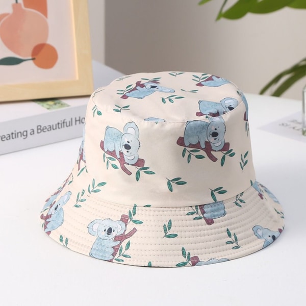 Summer Bucket Hat Fishing Cap BEIGE Beige