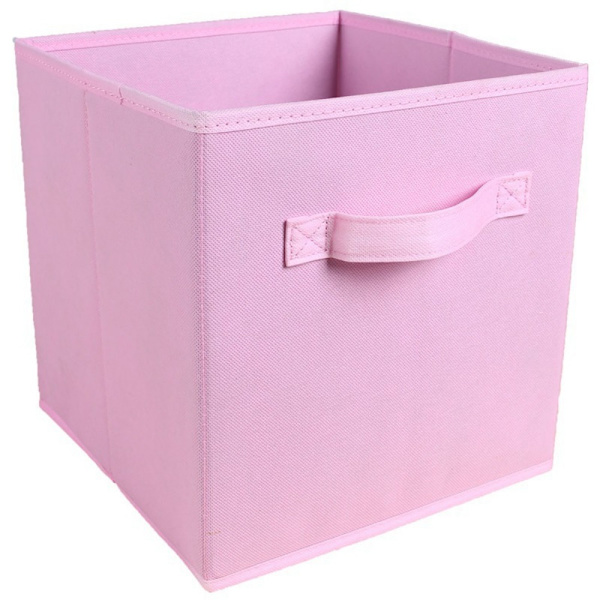 Canvas Förvaring Folding Box ROSA pink