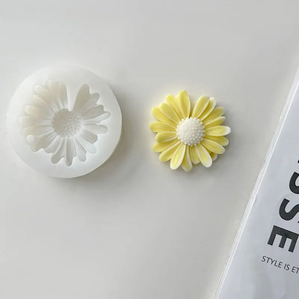 Stearinlysform Daisy Mold Lysfremstillingssæt