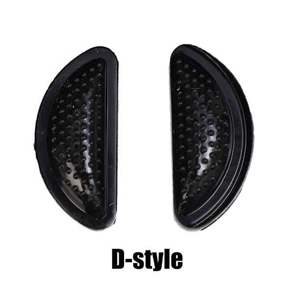 10 paria nenätuet Lasit Nenäpehmusteet D STYLE-BLACK D D Style-Black