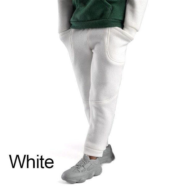 1/6 Miniaturetøj Soldat Casual Bukser HVID White