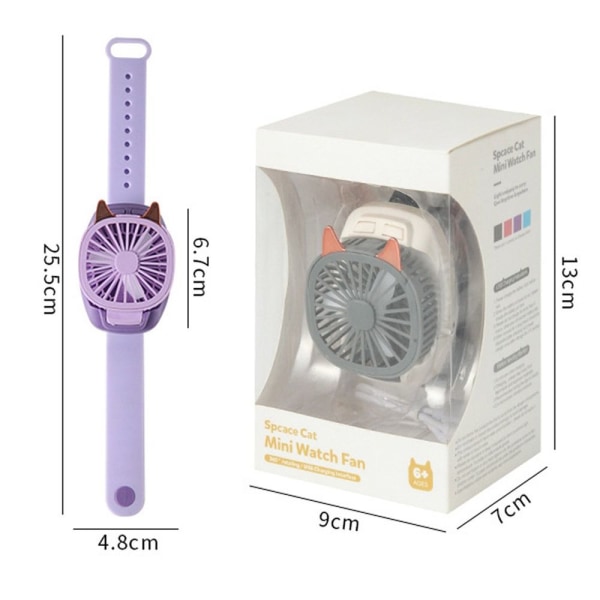 Tegneserie Kanin Ur Ventilator Køleventilator GRØN C C