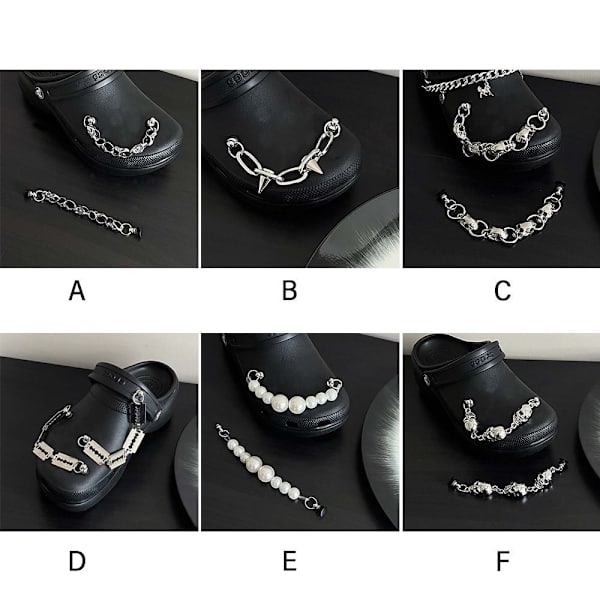 2 STK/SETT Sko Kjeder Sko Charms C C C