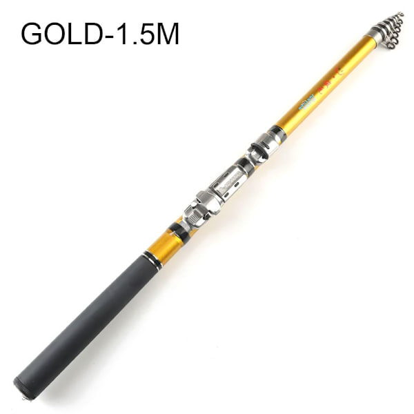 Teleskop fiskestang Pen Pole 1,5MGULD GULD 1.5mGold